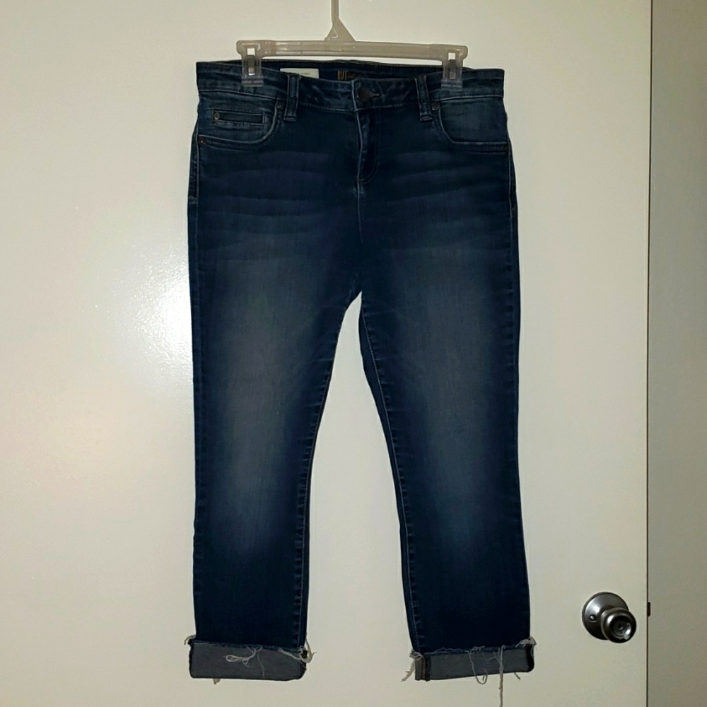 KUT Cropped Skinny Jeans